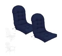 Cuscini per sedie a Dondolo Giardino con Schienale Alto 110×50cm con Lacci | Cuscini per Patio per mobili comodo e perfetto per il relax in Ufficio e sul ponte