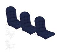 Cuscini per sedie a Dondolo Giardino con Schienale Alto 110×50cm con Lacci | Cuscini per Patio per mobili comodo e perfetto per il relax in Ufficio e sul ponte