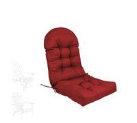 Cuscini per sedie a Dondolo Giardino con Schienale Alto 110×50cm con Lacci | Cuscini per Patio per mobili comodo e perfetto per il relax in Ufficio e sul ponte