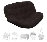 Cuscini per sedie a dondolo per adulti, cuscino di ricambio per sedia a dondolo gigante da patio, cuscino per sedia a uovo per interni ed esterni, 10 x 94 x 114 cm, l'imbottitura in cotone è morbida e