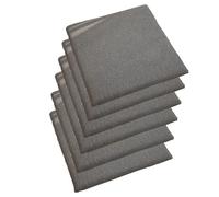 cuscini per sedie， Cuscini for sedili da interno ed esterno, for il tuo soggiorno, patio, auto e altro ancora(Black,40x40cm(6pcs))