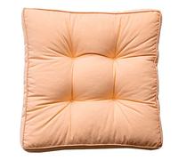 cuscini per sedie， Cuscino for sedia quadrato spesso e morbido, tessuto in tela di cotone, cuscino for da interno ed esterno for ufficio, cucina, auto pavimento(Tender Pink,45x45cm)