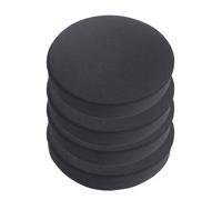 cuscini per sedie， Cuscino for sedia rotondo elastico con fodera in lino cerniera staccabile, morbido e confortevole, in spugna, for sala da pranzo interna(Black,40cm)