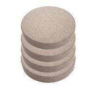 cuscini per sedie， Cuscino for sedia rotondo elastico con fodera in lino cerniera staccabile, morbido e confortevole, in spugna, for sala da pranzo interna(Camel,40cm)