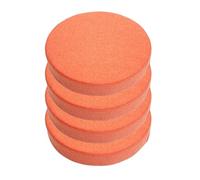 cuscini per sedie， Cuscino for sedia rotondo elastico con fodera in lino cerniera staccabile, morbido e confortevole, in spugna, for sala da pranzo interna(Orange,40cm)