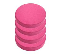 cuscini per sedie， Cuscino for sedia rotondo elastico con fodera in lino cerniera staccabile, morbido e confortevole, in spugna, for sala da pranzo interna(Rose Red,45cm)