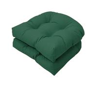 Cuscini per Sedie da Esterno Set di 2, Cuscini di Ricambio per Sedia in Vimini Impermeabile da 19" X 19", Cuscini per Sedili da Patio Reversibili a Forma di U per Soggiorno Giardino I