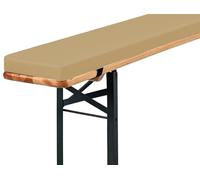 Cuscini per sedie da giardino, 200 x 25 x 5 cm, per interni ed esterni, in schiuma ad alta densità, antiscivolo, lavabili, perfetti per tavoli da birra e tende per feste