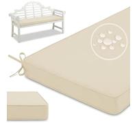 Cuscini per sedie da giardino per panche a 2/3/4 posti, lavabili con doppio profilo, ideali per finestre a golfo, divani lunghi, aree da pranzo, 140 x 40 x 5 cm, comfort e stile