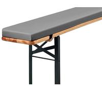 Cuscini per sedie da interni ed esterni, 130 x 25 x 5 cm, in schiuma ad alta densità, antiscivolo, lavabile, perfetti per tavoli da birra e tende per feste