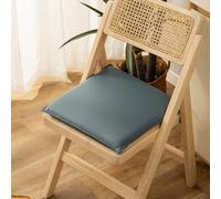Cuscini per Sedie da Pranzo in Similpelle Cuscini Quadrati in Memory Foam Morbido Seduta Impermeabile per Sedie da Cucina per Sedie da Ufficio E da Giardino(Blue,40 * 40cm)