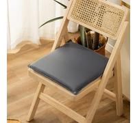 Cuscini per Sedie da Pranzo in Similpelle Cuscini Quadrati in Memory Foam Morbido Seduta Impermeabile per Sedie da Cucina per Sedie da Ufficio E da Giardino(Bluish Grey,40 * 40cm)