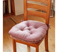 Cuscini per sedie da pranzo in velluto a forma di U, con lacci antiscivolo, spessi e comodi, per uso interno, perfetti per decorare la casa e migliorare l'esperienza di seduta