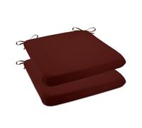 Cuscini per Sedie Esterno Impermeabili Set da 2 (50x47x4 cm) Cuscino Sedia con Lacci in Schiuma Ad Alta Densità 02