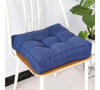 Cuscini per sedie in Memory Foam, Grandi Cuscini Quadrati rigidi per Anziani e Donne in Gravidanza, Ideali per sedie da Pranzo, divani, poltrone, Giardino e per Uso Esterno.