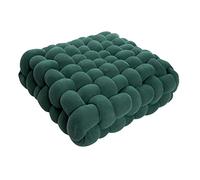 Cuscini per sedie in memory foam per sedie da pranzo, spessi e antiscivolo, trapuntati, per cucina e ufficio, 43,2 x 40,6 cm, cuscini da interni, colore verde, perfetti per comfort e stile.