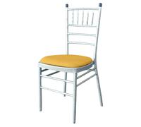 Cuscini Per Sedie In Spandex Di Lusso Rimovibili 15.5"x15.5" Patio Matrimonio