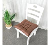 Cuscini per sedile della sedia, 45x45cm Cuscino spesso per sedia con lacci antiscivolo per esterni giardino patio, morbidi cuscini per poltrona divano sedile auto per casa cucina soggiorno ufficio