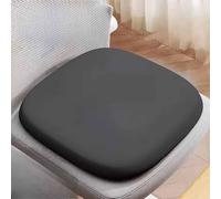 Cuscini per Sedili Auto Adatti per Alfa Romeo Giulia/Giulietta/Junior/Stelvio/Tonale, Dotati di Cuscinetti Ergonomici in Memory Foam per Alleviare La Sciatica,Black
