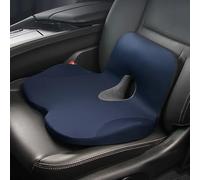 Cuscini per Sedili Auto Adatti per Ford Explorer/Capri/Kuga/Mondeo/Mustang/Puma Gen-E, Dotati di Cuscinetti Ergonomici in Memory Foam per Alleviare La Sciatica,Blue