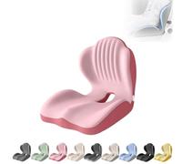 Cuscini per seduta in memory foam a forma di L, integrati con supporto lombare, cuscino ortopedico per sedia da ufficio, cuscino ergonomico per schienale e seduta per casa, auto, sedia a rotelle e