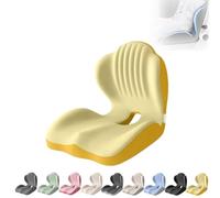 Cuscini per seduta in memory foam a forma di L, integrati con supporto lombare, cuscino ortopedico per sedia da ufficio, cuscino ergonomico per schienale e seduta per casa, auto, sedia a rotelle e
