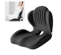 Cuscini per seduta in memory foam a forma di L, Integrati con supporto lombare, Cuscino ortopedico per sedia da ufficio, Con design ergonomico, Adatto per divani automobilistici e domestici
