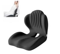 Cuscini per seduta in memory foam a forma di L, Integrati con supporto lombare, Cuscino ortopedico per sedia da ufficio, Con design ergonomico, Adatto per divani automobilistici e domestici