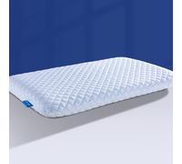 Cuscini piatti sottili per dormire, cuscino rinfrescante in memory foam infuso di gel, altezza 7 cm, cuscino ultra sottile, cuscino sottile per dormire sulla schiena dello stomaco, dimensioni standard