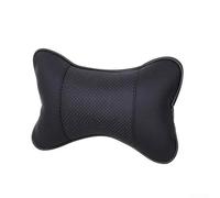 Cuscini poggiatesta auto in cotone e pelle spaziale, 12 pezzi, per migliorare il piacere dei viaggi (1 pezzo nero)