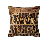 Cuscini quadrati eccezionali geroglifici egiziani, cuscini decorativi versatili con sabbia, spazi