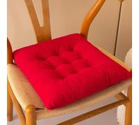 Cuscini quadrati in velluto a costine, per divano, antiscivolo, decorativi, con lacci, comodi, per bambini e adulti (bordeaux, 40 cm), accogliente accento per la casa