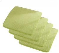 Cuscini Quadrato per Sedie Cucina con Lacci set da 4/2/1, 40x40/45x45/50x50/25x35/35x38cm Cuscini di Seduta Antiscivolo per Sedie da Pranzo,Esterno, Giardino,Ufficio, Soggiorno(Color 2,4pcs 35x38cm)