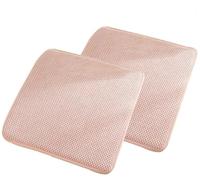 Cuscini Quadrato per Sedie Cucina con Lacci set da 4/2/1, 40x40/45x45/50x50/25x35/35x38cm Cuscini di Seduta Antiscivolo per Sedie da Pranzo,Esterno, Giardino,Ufficio, Soggiorno(Color 4,2pcs 50x50cm)