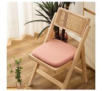 Cuscini rotondi per sedie da bistrot, confezione da 4 cuscini in memory foam, per sedie da pranzo (35-50 cm), rimovibili e lavabili, ideali per cene al chiuso e all'aperto, comodi posti a sedere