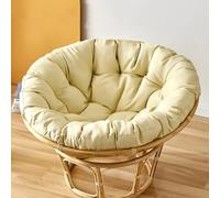 Cuscini rotondi trapuntati per sedie, 90 cm, spessi e confortevoli, per interni ed esterni, con elegante design ad anello, per casa, patio, giardino e sala da pranzo