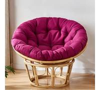 Cuscini rotondi trapuntati per sedie da 80 cm, spessi e confortevoli, per interni e giardino, con design ad anello, per sedie da pranzo e lounge, soluzione elegante e per sedute
