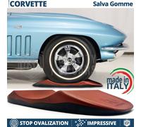 Cuscini SALVA GOMME Rossi per Chevrolet Corvette C1, C2 Antiovalizzanti MADE IN