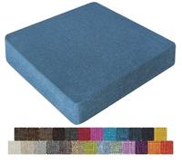 Cuscini Sedia da Cucina/Cuscini di Seduta ufficio 40x40/45x45/50x50 Memory Foam Cuscino Per Sedia Antiscivolo Lavabili per Seggiolino Terrazza Auto Giardino Interno Esterno(Colour18,50x50x15cm)