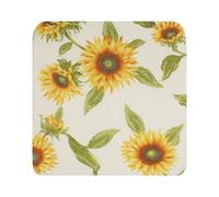 Cuscini Sedia Fascia Elastica Coppia 2 4 6 8 Pezzi Imbottitura Fantasia Girasole