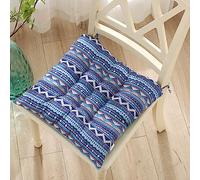 Cuscini Sedie Cucina Set Da 2/4/6 Coprisedie Cuscini Morbidissimo Per Interno Ed Esterno Cucina Cuscini Sedie Esterno Giardino Coprisedie Lavabili Trapuntati con Laccetti Soggiorno Ufficio Cuscino ( C