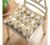 Cuscini Sedie Cucina Set Da 2/4/6 Coprisedie Cuscini Morbidissimo Per Interno Ed Esterno Cucina Cuscini Sedie Esterno Giardino Coprisedie Lavabili Trapuntati con Laccetti Soggiorno Ufficio Cuscino ( C