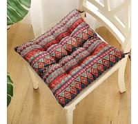 Cuscini Sedie Cucina Set Da 2/4/6 Coprisedie Cuscini Morbidissimo Per Interno Ed Esterno Cucina Cuscini Sedie Esterno Giardino Coprisedie Lavabili Trapuntati con Laccetti Soggiorno Ufficio Cuscino ( C