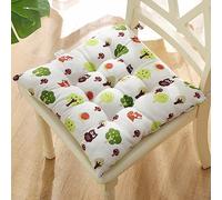 Cuscini Sedie Cucina Set Da 2/4/6 Coprisedie Cuscini Morbidissimo Per Interno Ed Esterno Cucina Cuscini Sedie Esterno Giardino Coprisedie Lavabili Trapuntati con Laccetti Soggiorno Ufficio Cuscino ( C