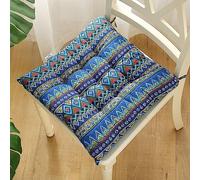 Cuscini Sedie Cucina Set Da 2/4/6 Coprisedie Cuscini Morbidissimo Per Interno Ed Esterno Cucina Cuscini Sedie Esterno Giardino Coprisedie Lavabili Trapuntati con Laccetti Soggiorno Ufficio Cuscino ( C