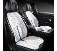Cuscini Seggiolini Auto per Citroen C4 Cactus 2014-2018, Cuscino Universale Sedile Coprisedile Confortevole Antiscivolo Anteriore Accessori Interni,White