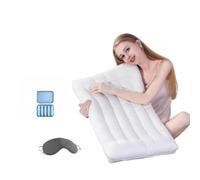 Cuscini sottili per adulti - Cuscino ultra sottile - Design ultra sottile adatto per chi dorme sottile, traspirante e confortevole, supporta la colonna cervicale, adatto per dormire lateralmente