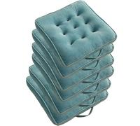Cuscini spessi e antiscivolo per pavimento, morbidi e comodi, per casa e classe, 6 K, grigio e blu, 45 x 45 cm, Ultimate t & Support