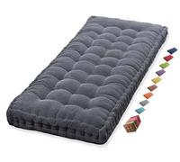 Cuscini spessi per dondolo da giardino per panche a 2-3 posti, 101-152 cm, cuscini in pelliccia per interni ed esterni, moderni, colore: grigio scuro