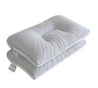 Cuscini standard Cuscino in lattice in seta di ghiaccio per dormienti laterale, schiena e stomaco, cuscino per letto per letto di raffreddamento a dimensioni standard del sonno Biancheria da letto